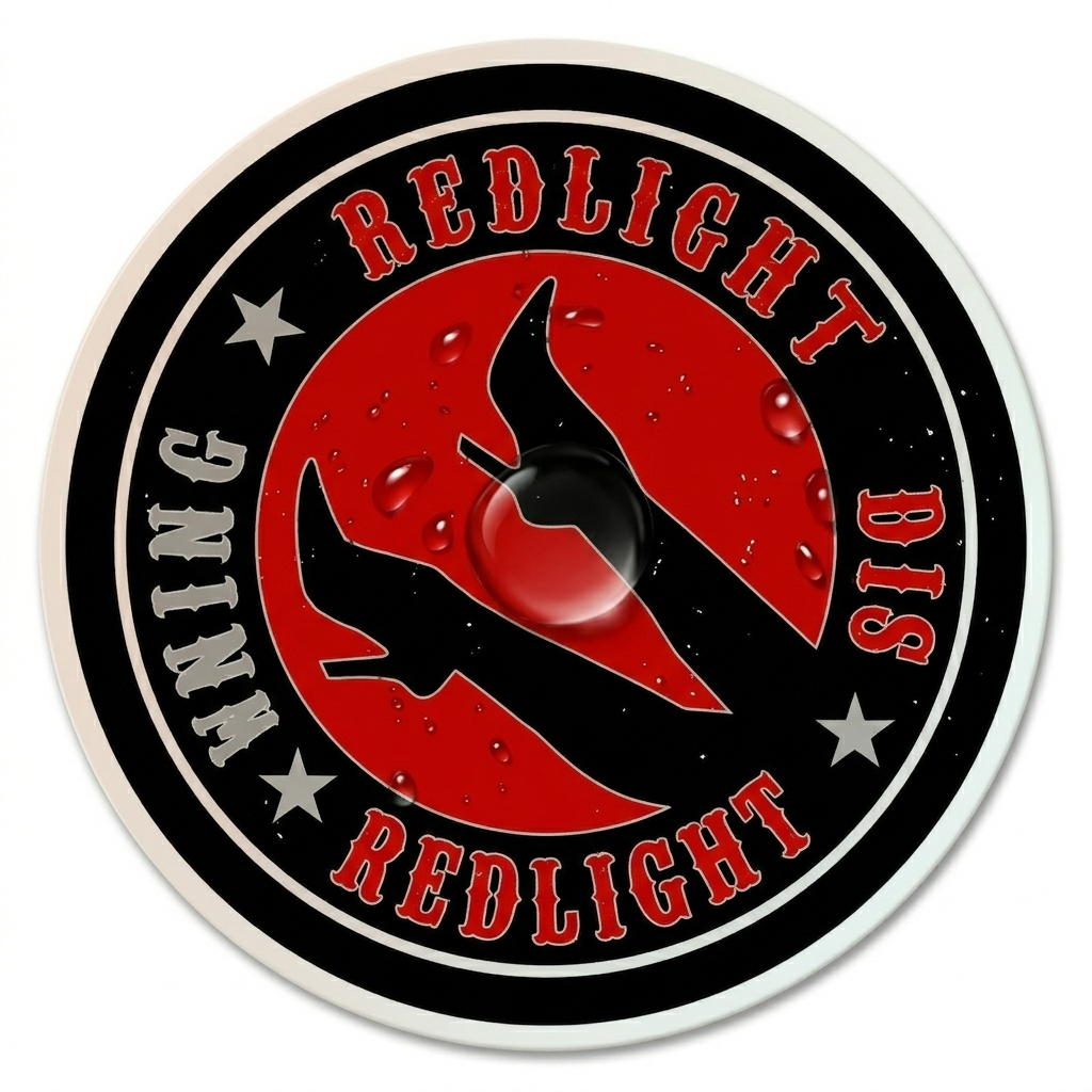 2 x REDLIGHT DISTRICT AUFKLEBER