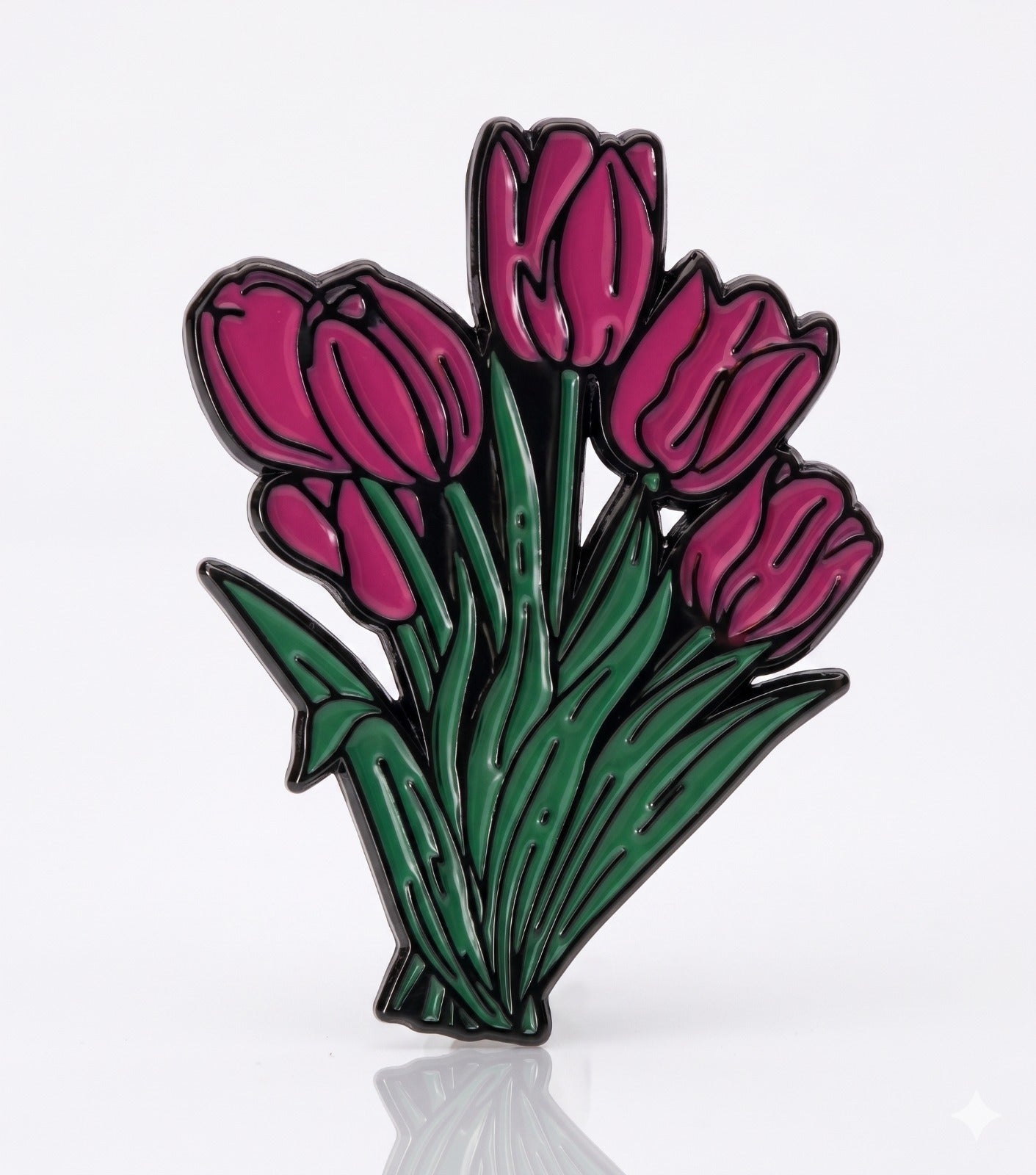 Bouquet Rose Pin