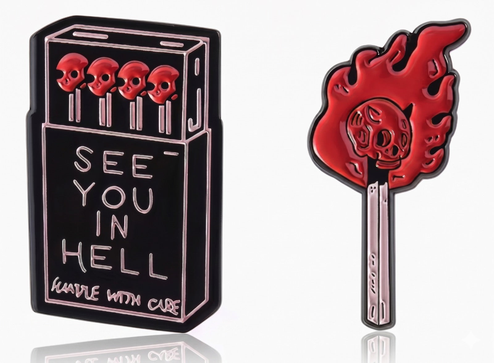 1 Set SEE YOU IN HELL PIN