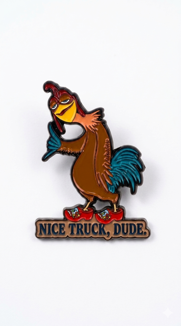 Nice Truck, DUDE Pin
